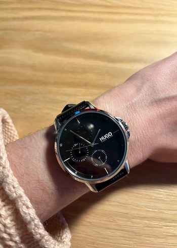 Hugo Boss Siyah Gerçek Deri Erkek Saati - Görsel 7