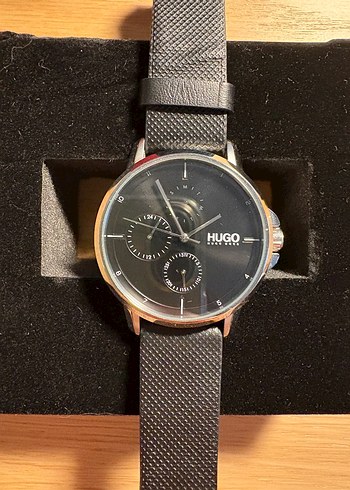 Hugo Boss Siyah Gerçek Deri Erkek Saati - Görsel 3