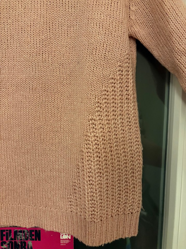 Only Şeker Pembesi Kazak - Görsel 3