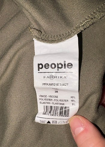 Fabrika Haki Mini Etek - Görsel 3