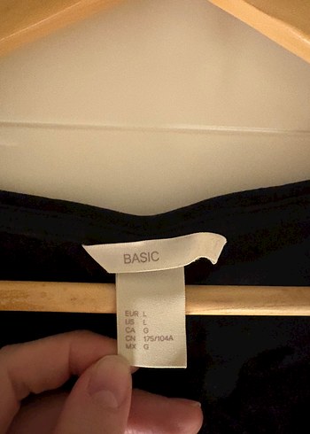 H&M Siyah Kısa Kollu Basic Tişört - Görsel 2