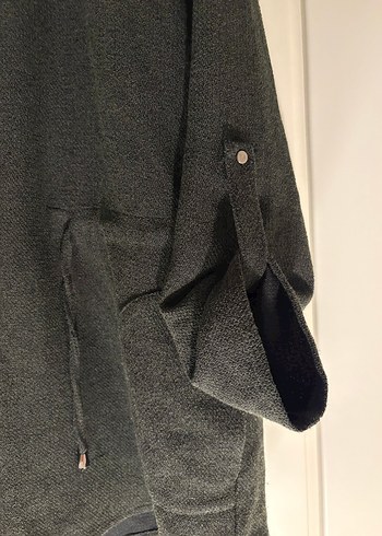 Journey Koyu Yeşil Rahat Kesim Kapüşonlu Üst - Görsel 3