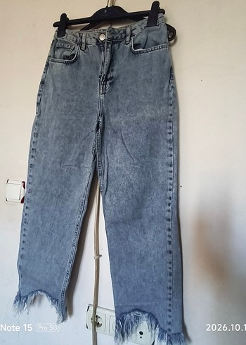 Trendyol & Milla Yikamali Acik Mavi Denim Jean