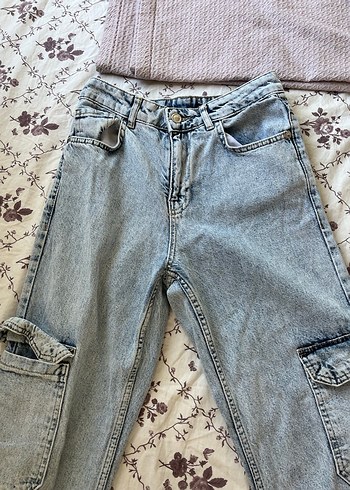 LC Waikiki Baskılı Bej Çocuk  kot pantolon - Görsel 4