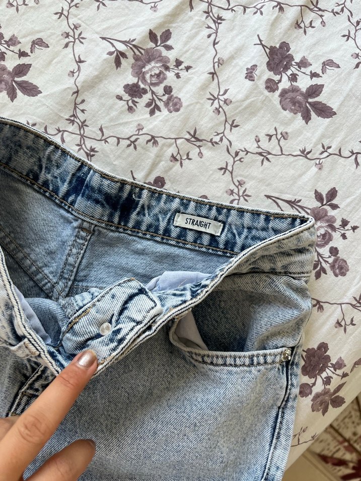 LC Waikiki Baskılı Bej Çocuk  kot pantolon - Görsel 3