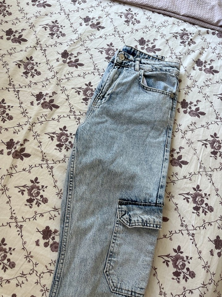 LC Waikiki Baskılı Bej Çocuk  kot pantolon - Görsel 5