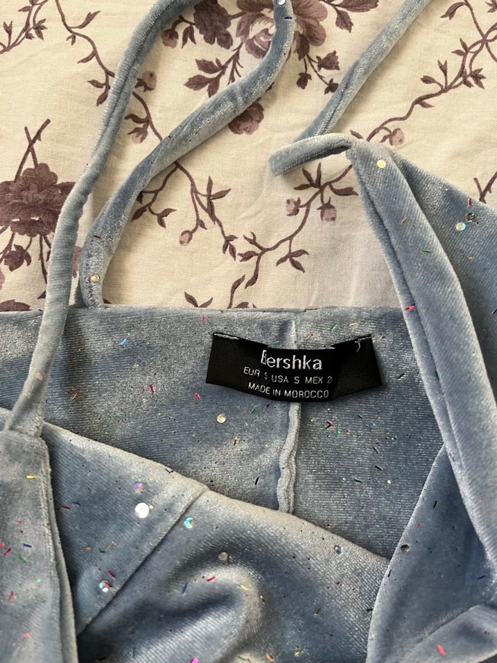 Gri Mini Nakışlı Bohem Bralet - Görsel 3