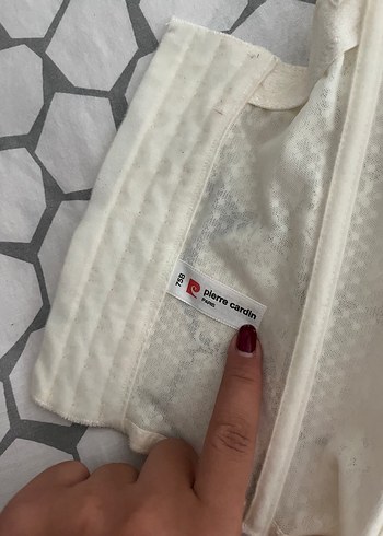 Dantel Detaylı Straplez Beyaz Bustiyer pierre  cardin - Görsel 3