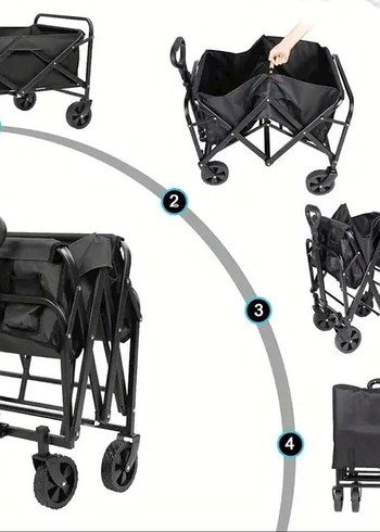 Maxi Vagon Araba (SİYAH KALIN TEKER) - Görsel 6