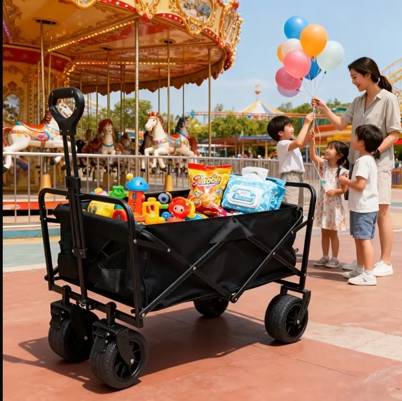 Maxi Vagon Araba (SİYAH KALIN TEKER) - Görsel 3