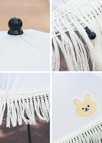 Çocuk Sandalye Şevsiyesi ( Tavşan Desen) - Görsel 6