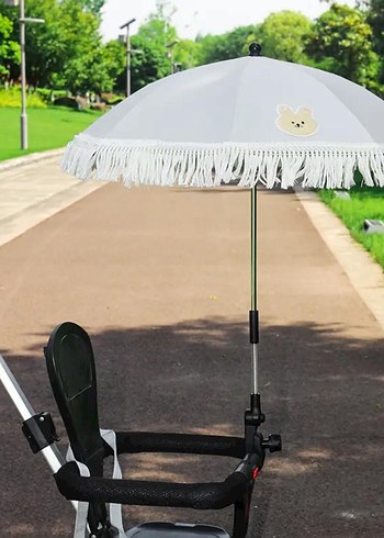 Çocuk Sandalye Şevsiyesi ( Tavşan Desen) - Görsel 7