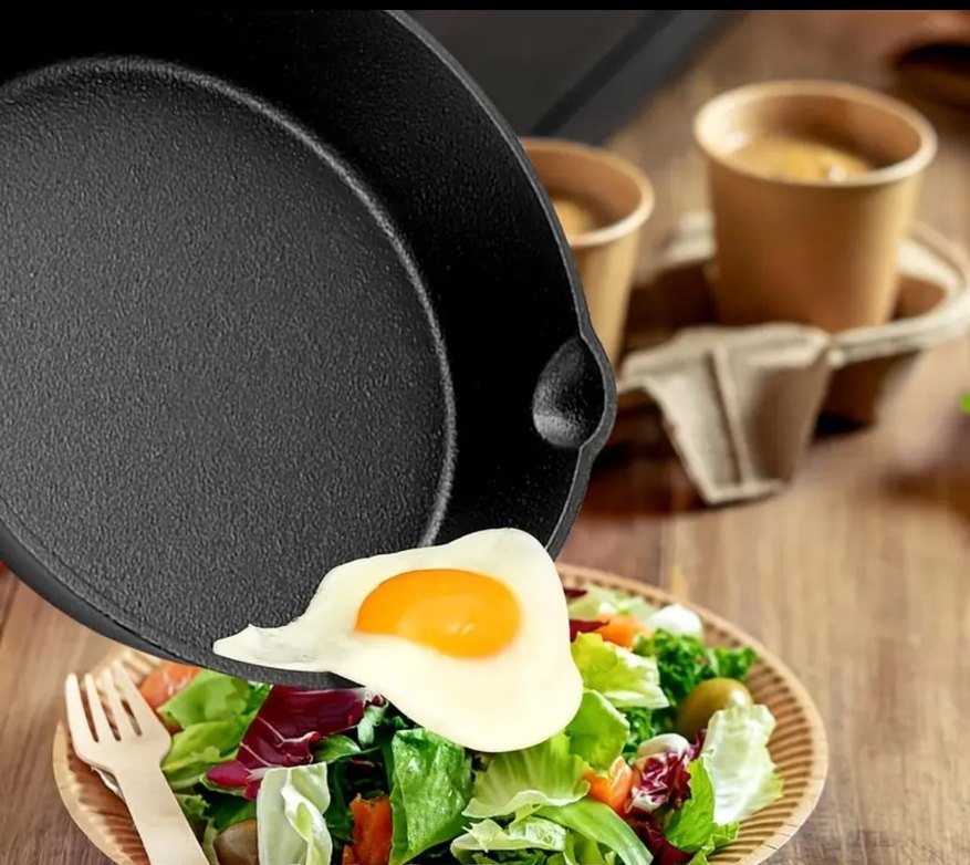 Dökme Demir Tava (16 cm) - Görsel 4