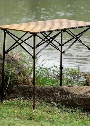 Büyük Kamp Masası (Bej) - Görsel 5