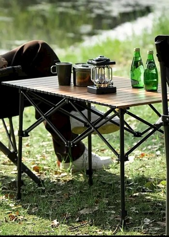 Büyük Kamp Masası (Bej) - Görsel 8