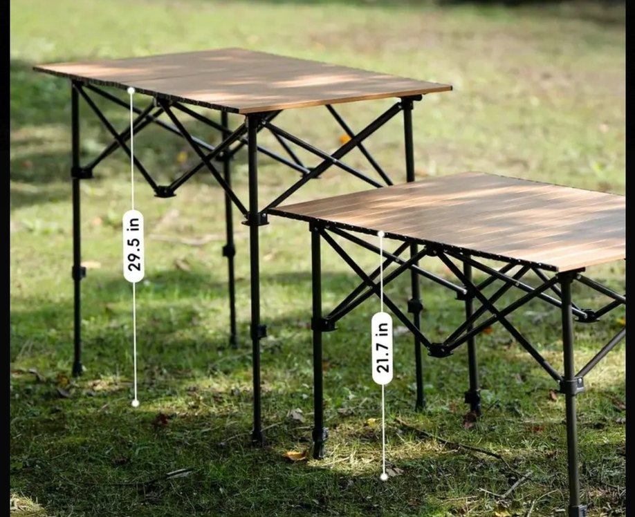 Büyük Kamp Masası (Bej) - Görsel 3