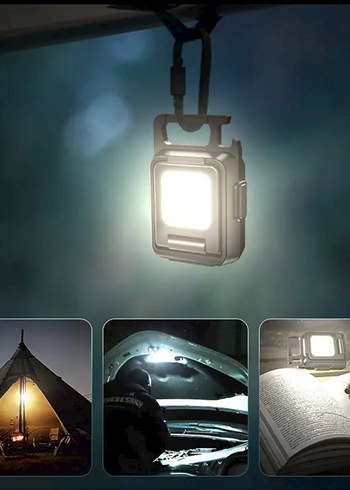 Şarj Edilebilir LED Anahtarlık Feneri - Görsel 2