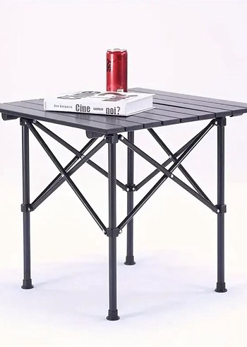 Katlanabilir Kamp Masası (Siyah) - Görsel 4