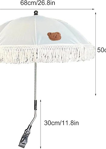 Çocuk Sandalye Şemsiyesi ( Ayıcık Desen) - Görsel 18