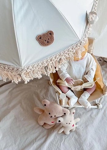 Çocuk Sandalye Şemsiyesi ( Ayıcık Desen) - Görsel 4