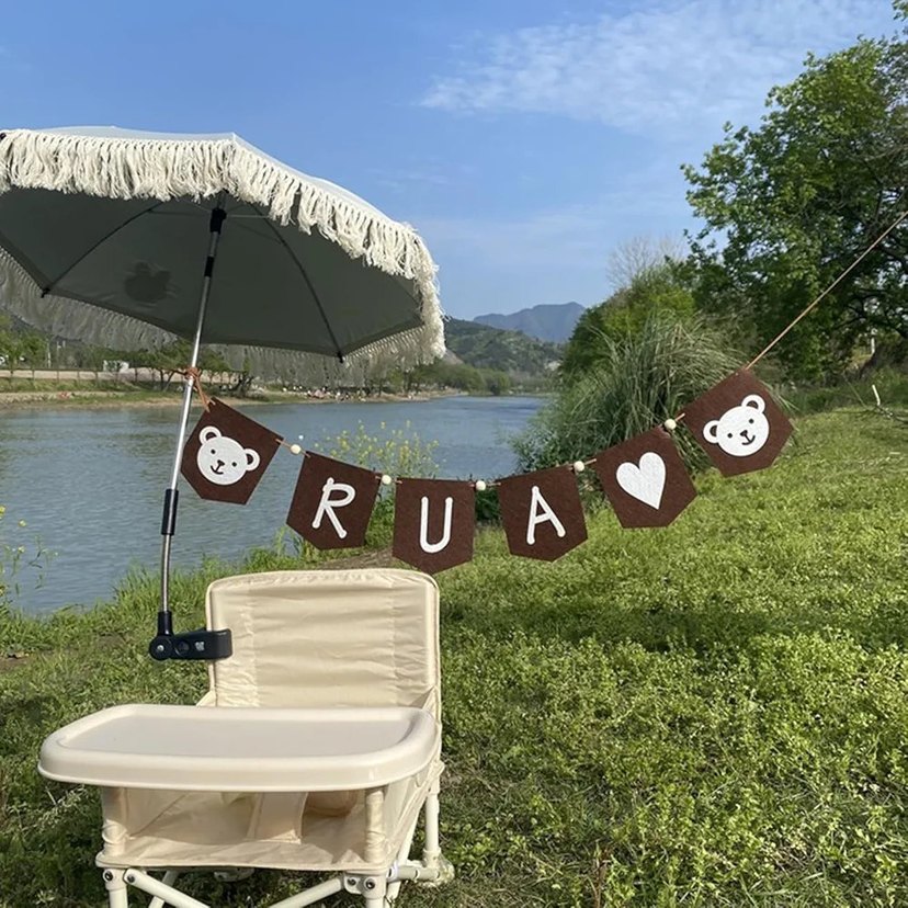 Çocuk Sandalye Şemsiyesi ( Ayıcık Desen) - Görsel 5