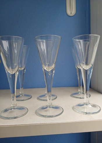 İtalyan zarif  Cam Kadehler Seti - Görsel 6