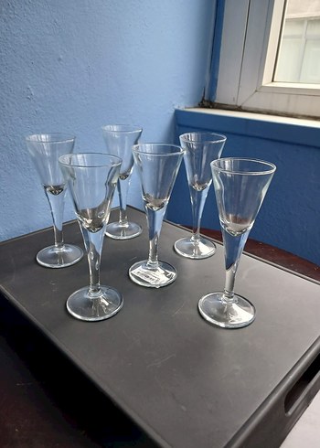 İtalyan zarif  Cam Kadehler Seti - Görsel 4