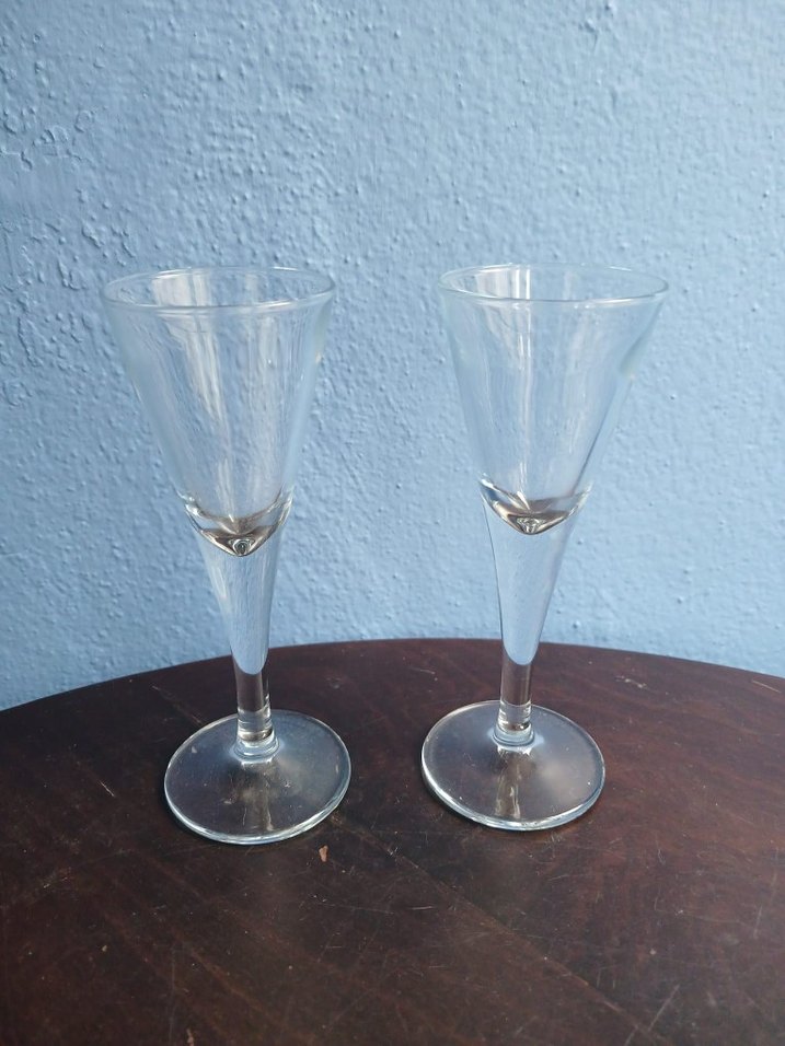 İtalyan zarif  Cam Kadehler Seti - Görsel 5