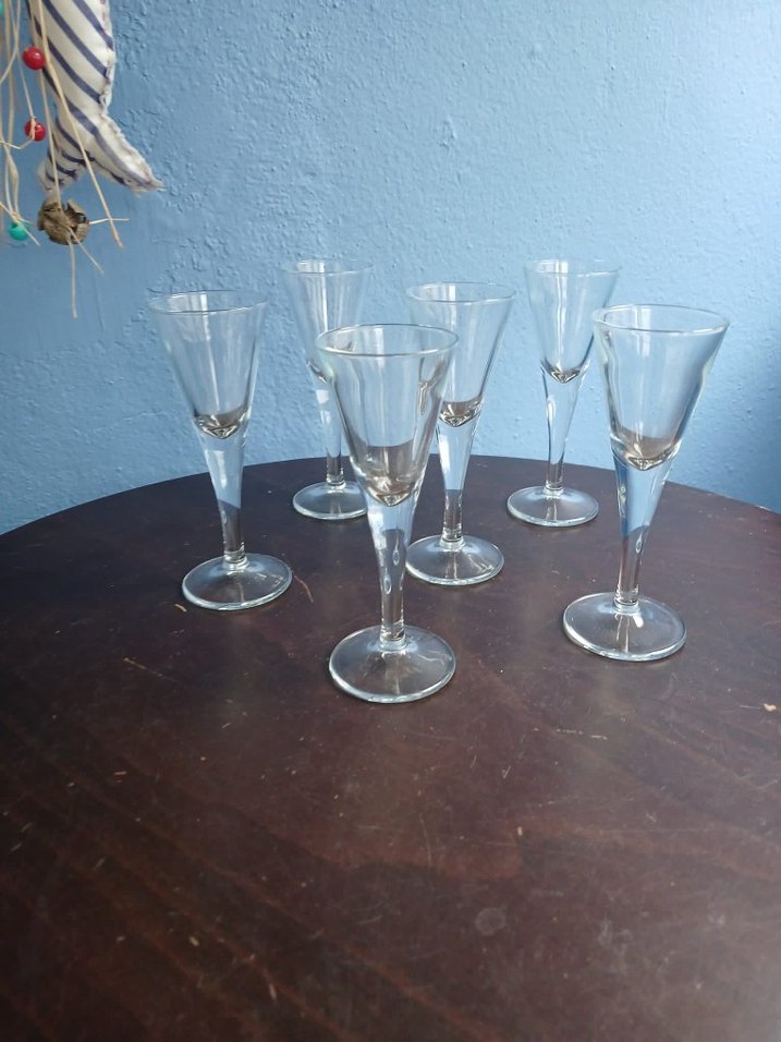 İtalyan zarif  Cam Kadehler Seti - Görsel 3