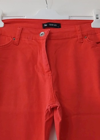 narçiçeği rengi  Pantolon - Görsel 5