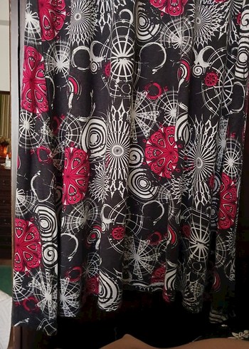 Büyük beden Renkli elbise - Görsel 8