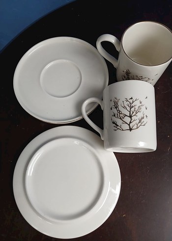 hayat Ağaç Desenli 6adet Fincan ve Tabak takımı - Görsel 10