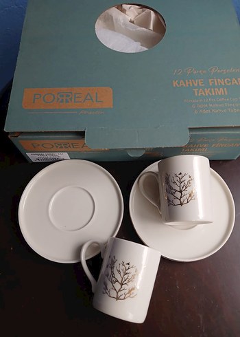 hayat Ağaç Desenli 6adet Fincan ve Tabak takımı - Görsel 3