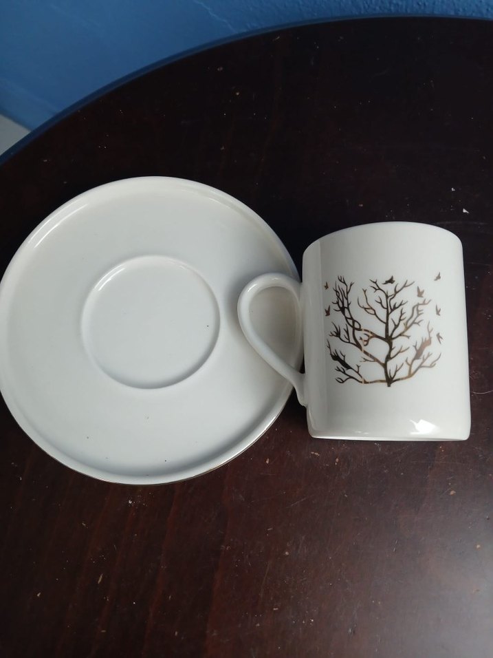 hayat Ağaç Desenli 6adet Fincan ve Tabak takımı - Görsel 5