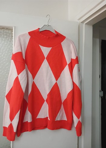 Kavunici  Ekose Desenli  Kadın Kazak - Görsel 5