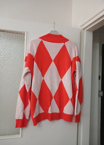 Kavunici  Ekose Desenli  Kadın Kazak - Görsel 3