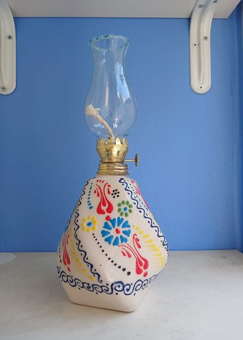 Beyaz burgulu Gaz Lambası