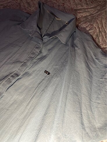 U.S Polo Assn. Mavi kısa kollu gömlek