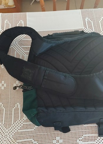 Fermuarlı Yeşil Biker Sırt Çantası - Görsel 5