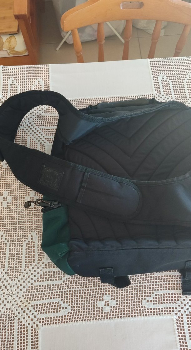 Fermuarlı Yeşil Biker Sırt Çantası - Görsel 5