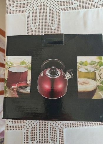 Koyu Bordo Çaydanlık
