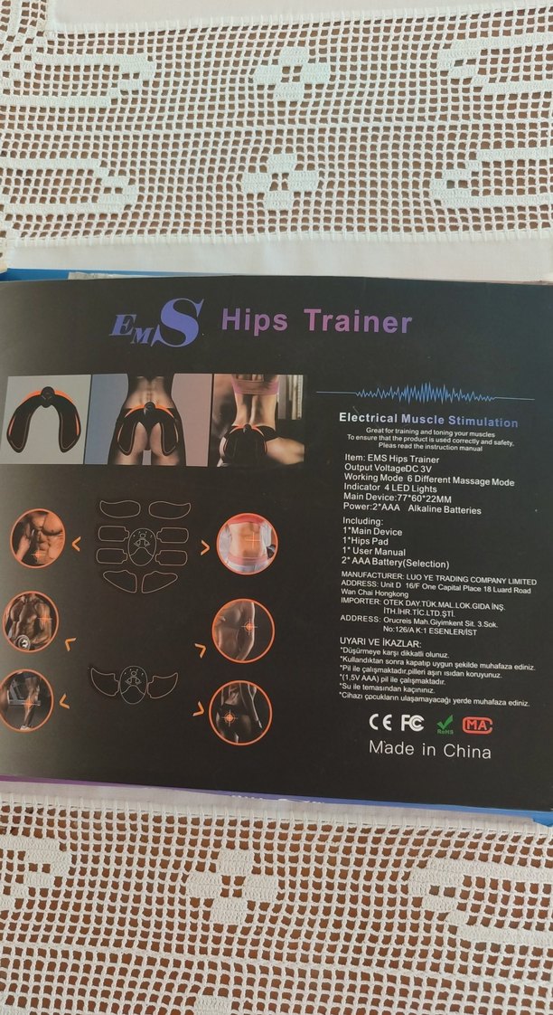 Kahverengi Baskılı Egzersiz Matı - Görsel 2