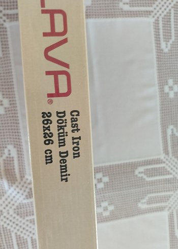 LAVA Döküm Demir Izgara Tava 26x26 cm Siyah - Görsel 5