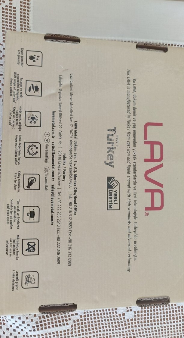 LAVA Döküm Demir Izgara Tava 26x26 cm Siyah - Görsel 4