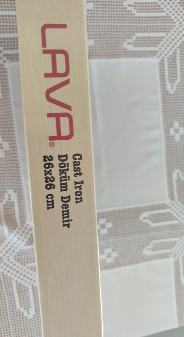 LAVA Döküm Demir Izgara Tava 26x26 cm Siyah - Görsel 5