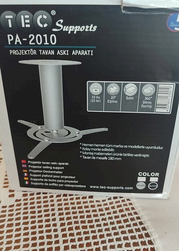 Gri Projeksiyon Aparatı Montaj Seti - Görsel 6