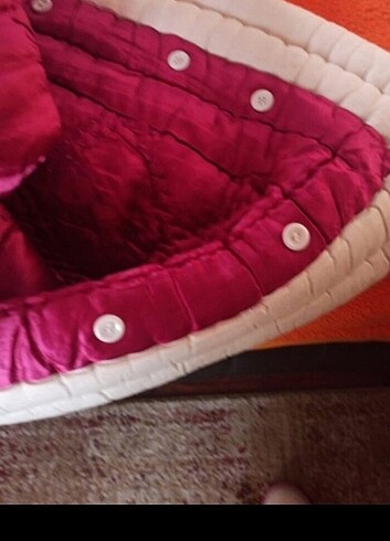 Bordo saten yorgan - Görsel 7