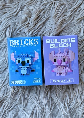 Renkli Lego Blok Setleri - Pembe ve Kırmızı - Görsel 2