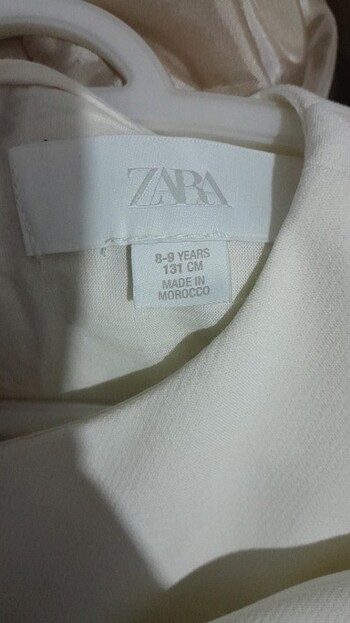 Zara cocuk elbise siyah beyaz - Görsel 4