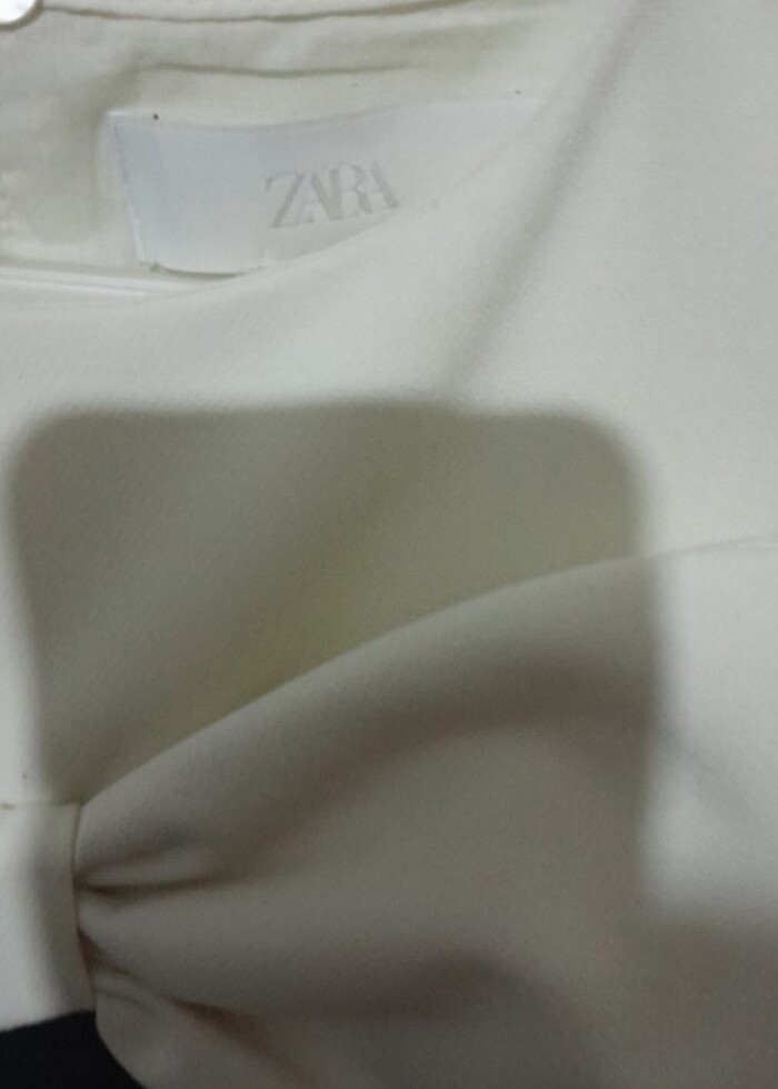 Zara cocuk elbise siyah beyaz - Görsel 3